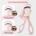Rechargeable Heated Eyelash Curler - 2 Modes Long-Lasting Curl Perfect Gift for Women - Handheld & Sensing Heating Silicone Pad (Pink - Buy Online on GoSupps.com