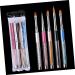 FRCOLOR Nail Drawing Pen Manicure Nail Painting Pens Nail Crystal Pen Nail Art Brush Nail Dotting Pen Nail Marker Pen Nail Liner Pens Nail Art Pen Nail Brush Gradient Dot Pen medium Silver - Buy Online on GoSupps.com