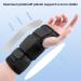 Buy Large Black Left Hand Thumb Splint & Wrist Brace for Carpal Tunnel Arthritis & Injuries - Hand Support for Pain Relief - Buy Online on GoSupps.com
