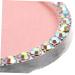 2pcs Makeup Palette - Polish Color Mixing Plate for Nail Art | Nail Gel & Watercolor Mixer | Pink & White 7x7cm - Buy Online on GoSupps.com