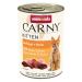 Animonda carny kitten wet food for cats cat food doses wet for kittens poultry + beef 12 x 400 g beef 400 g (12 Pack)
