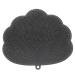 zabeto Wall-Mounted Hands-Free Back and Foot Scrubber with Suction Cups - Deep Clean and Exfoliate in The Shower Black Easy to Use 30 X 25.5cm