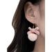 Feyley Exaggerated Bowknot Earrings | Chic Plush Ear Jewelry for New Year's & Birthday Gifts - Buy Online on GoSupps.com