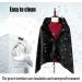 Portable USB Electric Heating Ceiling Scarf | 3 Heating Settings | Soft Fleece | Black | Ideal for Warmth Anywhere - Buy Online on GoSupps.com