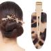 No Bend Hair Clip No Crease Duckbill Hair Clips No Crease Hair Clips Bangs Hair Clip No Dent Hair Barrettes Styling Duckbill Clips(Leopard)