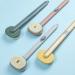 Exfoliating Shower Back Scrubber with Soap Dispenser - Long Handle Bath Brush for Deep Cleansing and Skin Exfoliation - Gray - Buy Online on GoSupps.com