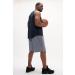 DEVOPS Men's 2-Pack Loose-Fit Workout Gym Shorts with Pockets - X-Large - Black/Steel - Buy Online on GoSupps.com