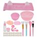 Fdit Face Mask Tool Set 13 in 1 Mixing Bowl Kit with Spray Bottle Measuring Spoon Spatula Sponge Stick Silicone Soft Brush