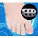 4 Toe Spreader Silicone | Toe Separator for Overlapping Toes Blisters & Calluses | Foot Pain Relief - Buy Online on GoSupps.com