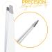 CAELYMINE Precision Tweezers for Eyelashes and Facial Hair Removal - Stainless Steel, White - Women & Men - Buy Online on GoSupps.com