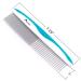 Piepea Pet Comb - Stainless Steel Teeth for Dogs & Cats - Home Grooming Kit for Knots, Mats, and Tangles - Buy Online on GoSupps.com