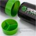 PSGS 3 Layers Shaker Protein Bottle Powder Shake Cup Large Capacity Water Bottle Plastic Mixing Cup Body-Building Exercise Bottle (Farbe : Green) - Buy Online on GoSupps.com