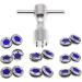 HISTAR 2Pcs Golf Custom Blue Weights + Silver Wrench for Titleist Scotty Cameron Putters - 35.0g - Buy Online on GoSupps.com