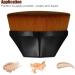 Foundation Makeup Brush Top Kabuki Face Brush for Blending Liquid Cream or Powder Cosmetics (Doubleblack) - Buy Online on GoSupps.com