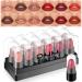 evpct 12Pcs Capsule Pills Lipstick Mini Matte Lipstick Sets for Women Teens labiales mate 24 horas originales Dark Brown Red Small Candy Lipstick Samples Mini Set Lip Stick Pack Matte Makeup Kit 12 Count (Pack of 1) Set0...