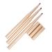 AUTSUPPL 3pcs Double Ended Eyebrow Pencil Makeup Tools Pencil Dark Brown Brow Pencil Black Pencil Brown Abs