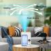 Automatic Aromatherapy Diffuser - Essential Oil Diffuser with Digital Display | Mini Air Freshener & Humidifier (White) - Buy Online on GoSupps.com