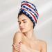 American Patriotic Hair Towel Wrap - Quick Drying Turban for Effortless Hair Care - Buy Online on GoSupps.com