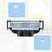 Buy Razor Blades & Razors - Mach 3 Set with 28 Refills for Men | International Shipping Available - Buy Online on GoSupps.com
