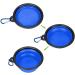 AXGO Collapsible Extra Large Dog Bowl - Portable Foldable Silicone Travel Bowl for Pet Food/Water - Black - 1 Piece - Buy Online on GoSupps.com