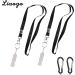 Liaogo 2PCS Double Tube Emergency Whistles with Carabiner and Lanyard - Loudest Survival Whistle for Outdoor Safety - Buy Online on GoSupps.com