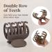 DEEKA Double Row Teeth Small Claw Hair Clips for Thin Hair 4 Pack - 1.6 Inch - Non-slip Short Hair Accessories for Women/Girls - Pack of 4 - Matte Neutral Colors - Buy Online on GoSupps.com