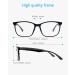 ANRRI Blue Light Blocking Glasses - Lightweight Anti Eyestrain Eyeglasses for Men & Women in Black & Grey Frame - Buy Online on GoSupps.com