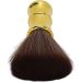 Barber Neck Duster Brush Soft Hair Electroplating Process Barber Brush Neck Duster for Hair Salon Golden - Buy Online on GoSupps.com