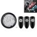 Yopeissn Nails Decorations 1Box Snowflake Shaped Dazzling Nail Sticker Nails Art Decoration
