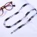 SBTRKT 5-Piece Acrylic Fiber Eye Chain for Sunglasses | Fashionable Durable Waterproof Modern Design | 72cm in Black & White - Buy Online on GoSupps.com