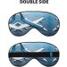 Airplanes Print Double-Sided Eye Mask | Soft Light-Blocking Sleep Mask for Restful Sleep | Shop Worldwide - Buy Online on GoSupps.com