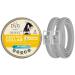 DEWEL 2pcs tick collar for dogs adjustable tick collar for dogs and cats waterproof dog flea collar 2 x 63.5cm