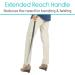 Vive Extra Long Handled Shoe Horn (31.5 Inches) - Metal Shoehorn for Men and Women - Standing Reach Assist for Seniors - Silver - Buy Online on GoSupps.com