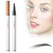 Magic Eyebrow Pencil with 4 Fork Tip Microblading Brow Pencil for Natural Makeup Long-Lasting All Day Fine Stroke 3D Waterproof Brow Pen to Accurate Depiction for Makeup Beginners (Dark Brown)