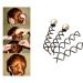 26pcs Hair Styling Accessories Set - DIY Hair Clips Foam Pads & Tools for Women & Girls - Buy Online on GoSupps.com