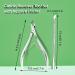Cuticle Nipper Cuticle Cutter Clipper Cuticle Trimmer with Pusher Cuticle Remover Kit Stainless Steel Nail Care Tools for Mani-Pedi - Buy Online on GoSupps.com