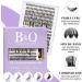 B&Q DIY Eyelash Extension Kit - 280 PCS Cluster Lashes Kit with Lash Bond, Seal, Remover, and Applicators - D Curl 9-16mm - Buy Online on GoSupps.com