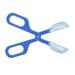 Reptile feeding clamp amphibian terrarium feeding and cleaning tool reptile faece shovel multi-purpose-reptile fodder collector reptile feed clamp with ventilation openings (blue)