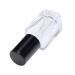 Gsrimgratoe Empty 4Ml Square Ball Refillable Perfume Glass Bottle Refillable Bottle With Black Cap Black/White