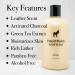 Pete & Pedro Gold Body Wash for Men - Masculine Leather Scent - Moisturizing Shower Bodywash with Activated Charcoal - Helps Dry Skin - 12 oz - Buy Online on GoSupps.com