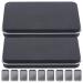 LABRIMP Bo te Fards Paupi res Magn tique Vide 2 Pi ces Plateau 9 Godets Rangement Cosm tique Portable Recharge Palette Maquillage R utilisable tui Noir Mat L ger pour Voyage