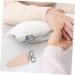 WOONEKY Set of 4 Manicure Scissors Protective Cover Tool Cover for Nail Clippers Cuticle Nipper Cover Nail Scissors Cover Cuticle Tweezers Dead Cuticle Scissors Simple PU Leather - Buy Online on GoSupps.com