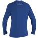 O'Neill Men's Basic Skins UPF 50+ Long Sleeve Sun Shirt - Medium, Pacific - Buy Online on GoSupps.com