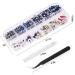 1788 Pieces Flatback Rhinestones for Crafts Nail Gems Gemstones Crystals Jewels Craft Glass Diamonds Stones Bling Bedazzler Kit with Tweezers and Picking Pen 12 Colors (Multi-color) - Buy Online on GoSupps.com