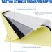 Liumate Tattoo Transfer Paper - 100 Sheets, 4 Layers, A4 Size Thermal Stencil Paper for DIY Tattooing - Buy Online on GoSupps.com