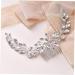 DOITOOL Crystal Hair Comb Bridal Wedding Headpiece Leaf Hair Pin Rhinestone Headpiece Jewelry Hair Comb Rhinestone Hair Clip Rhinestone Barrettes Tiara Bride Manual Hair Piece - Buy Online on GoSupps.com