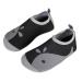 Kids Beach Swim Shoes Water Sport Shoes Barefoot Skin Boys Girls Baby Non-Slip Quick Dry Barefoot Aqua Socks Pool Surfing Yoga Garden 4/4.5 UK Child X Whale Black Gray
