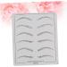 Ipetboom 6 Pcs Eye Brow Practice Skin Eyebrow Practice Skin Eyebrow Microblading Eyebrow Training Skin Set - Buy Online on GoSupps.com