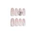 Chtom Slim Cat Eyes Long Round Head Zircon Wearing a Metal Butterfly Finger 1 Piece Stitched Water