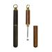X-SHIYUN 2 PCS Portable Wood Ear Spoon  Mini Ear Spoon Earwax Cleaning Tools Removal Ear Cleaner Spoon for Women and Men
